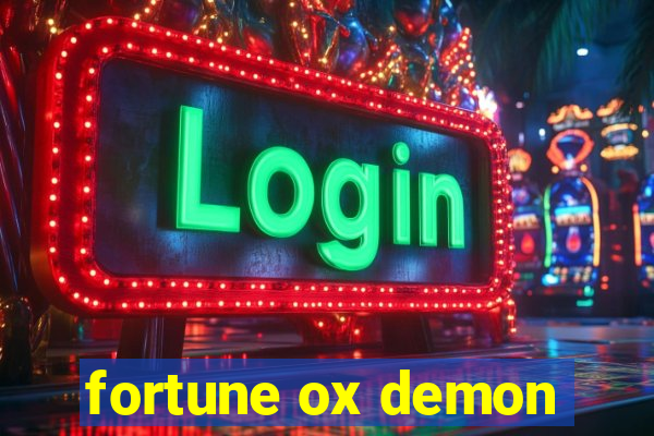 fortune ox demon